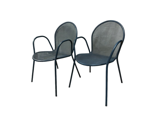 Emu 1990s Ronda Marine Blue Stables Chairs