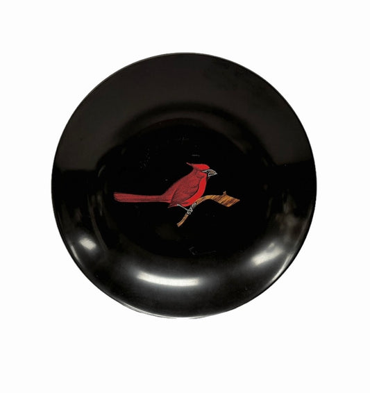 Monterey Couroc Red Cardinal Bowl