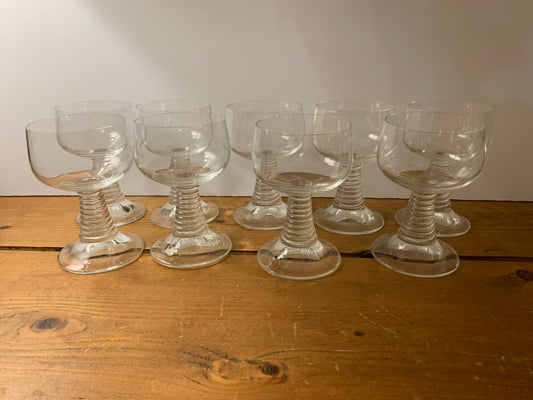 Bryce Ringmont Stem Clear Wine Goblets Bar Glasses (Set of 8)